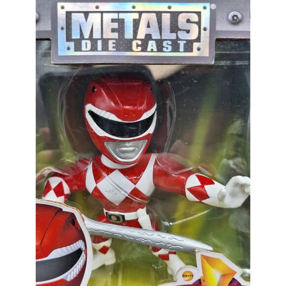 Mighty Morphin Power Rangers RED RANGER Action Figure Die Cast Metal Jada Toys. - Picture 2 of 9